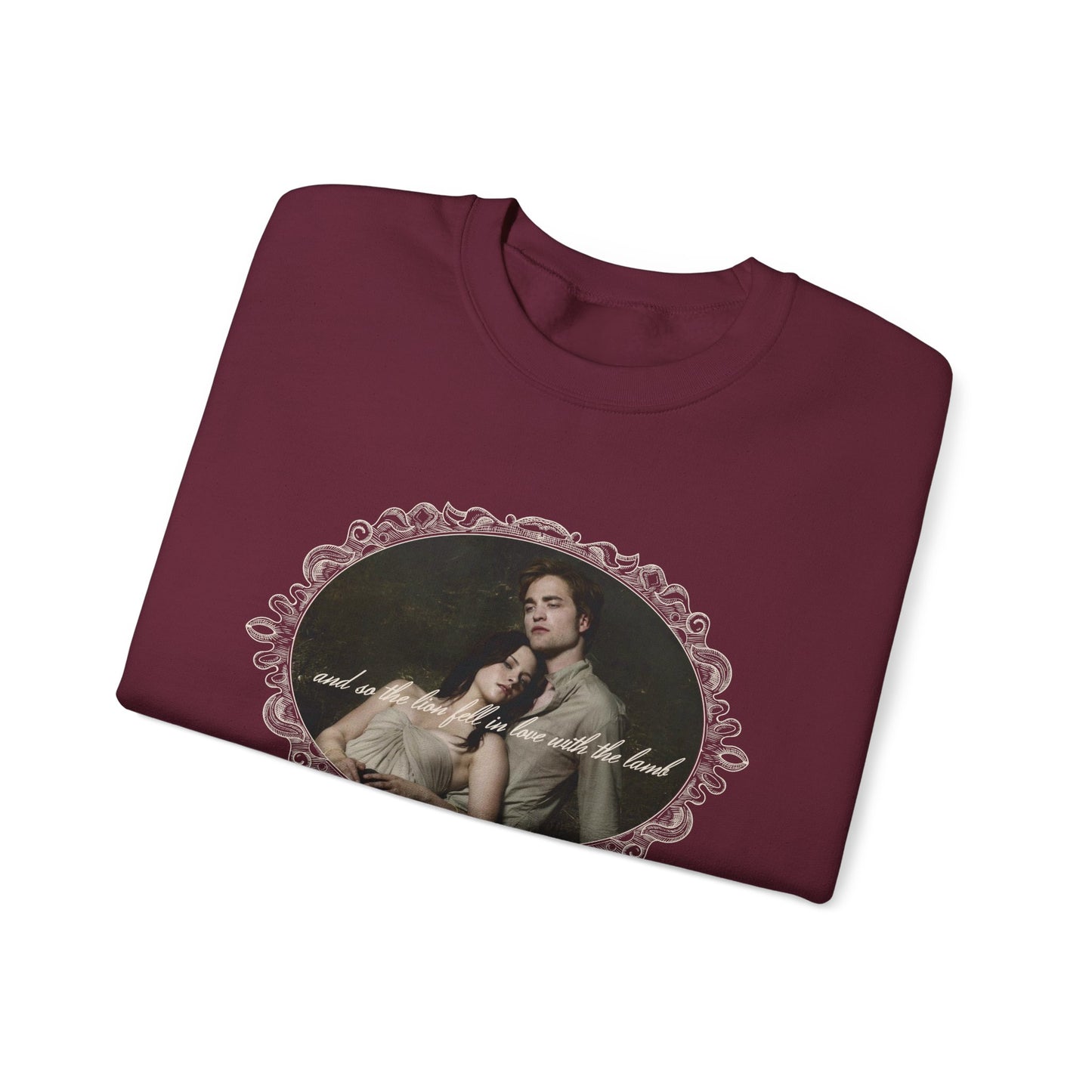 Lion Fell in Love with the Lamb Heavy Blend Sweatshirt