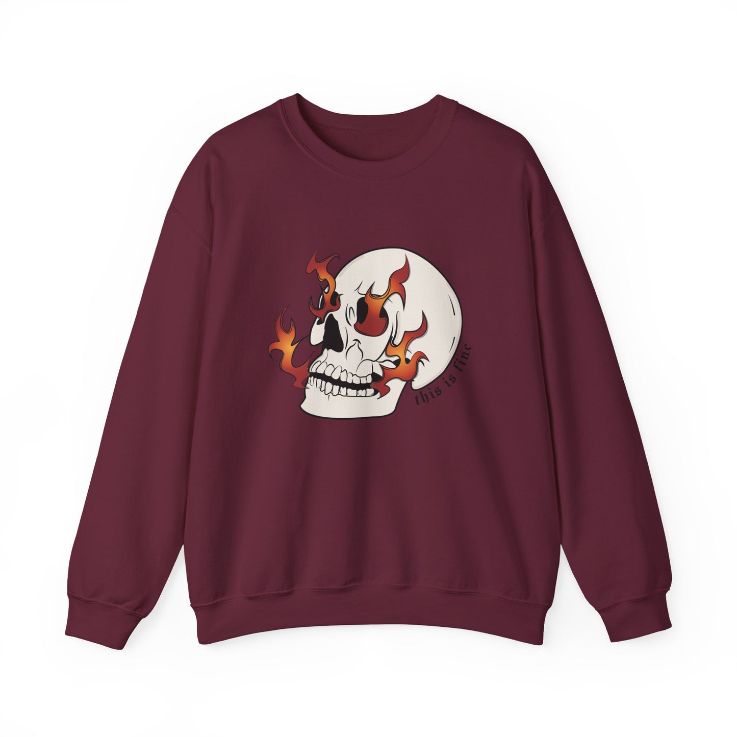 This is Fine Heavy Blend Sweatshirt